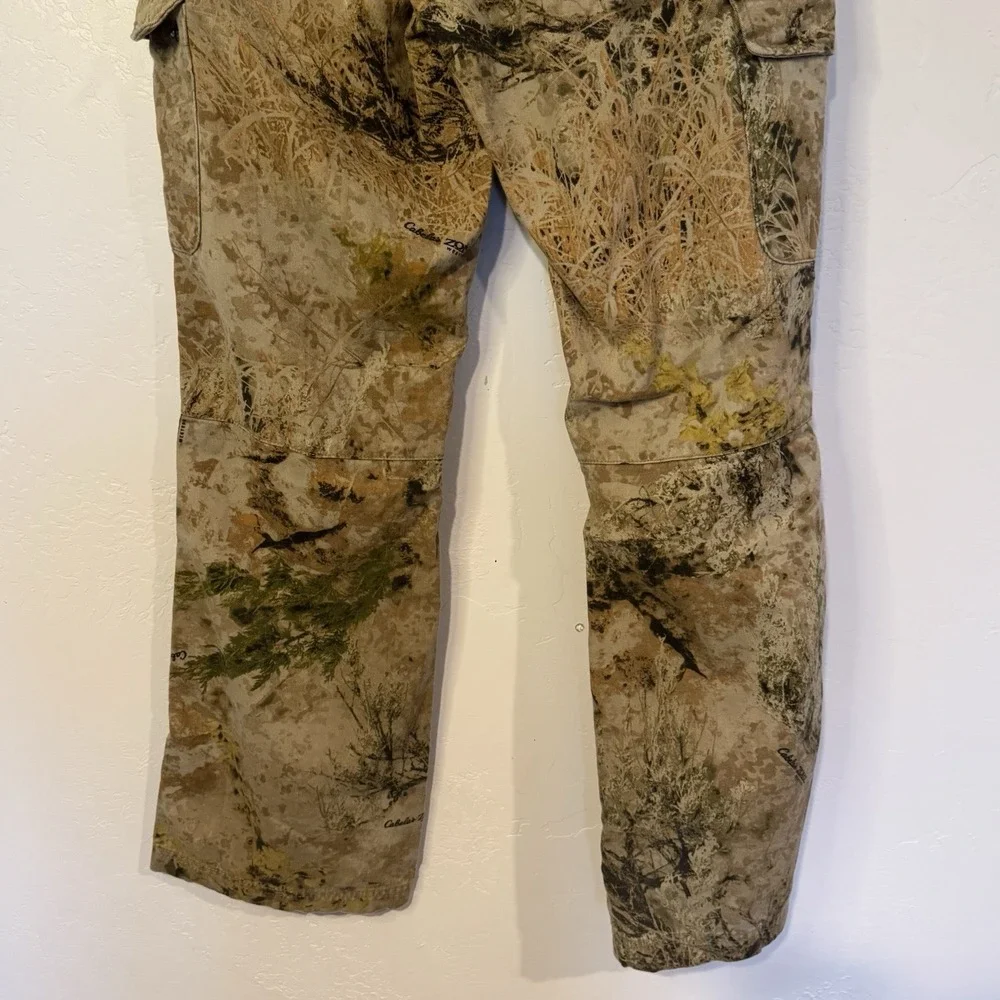 Cabela's Zonz Western Men's Camo Cargo Pants Size 30x29 Regular Hunting Pants